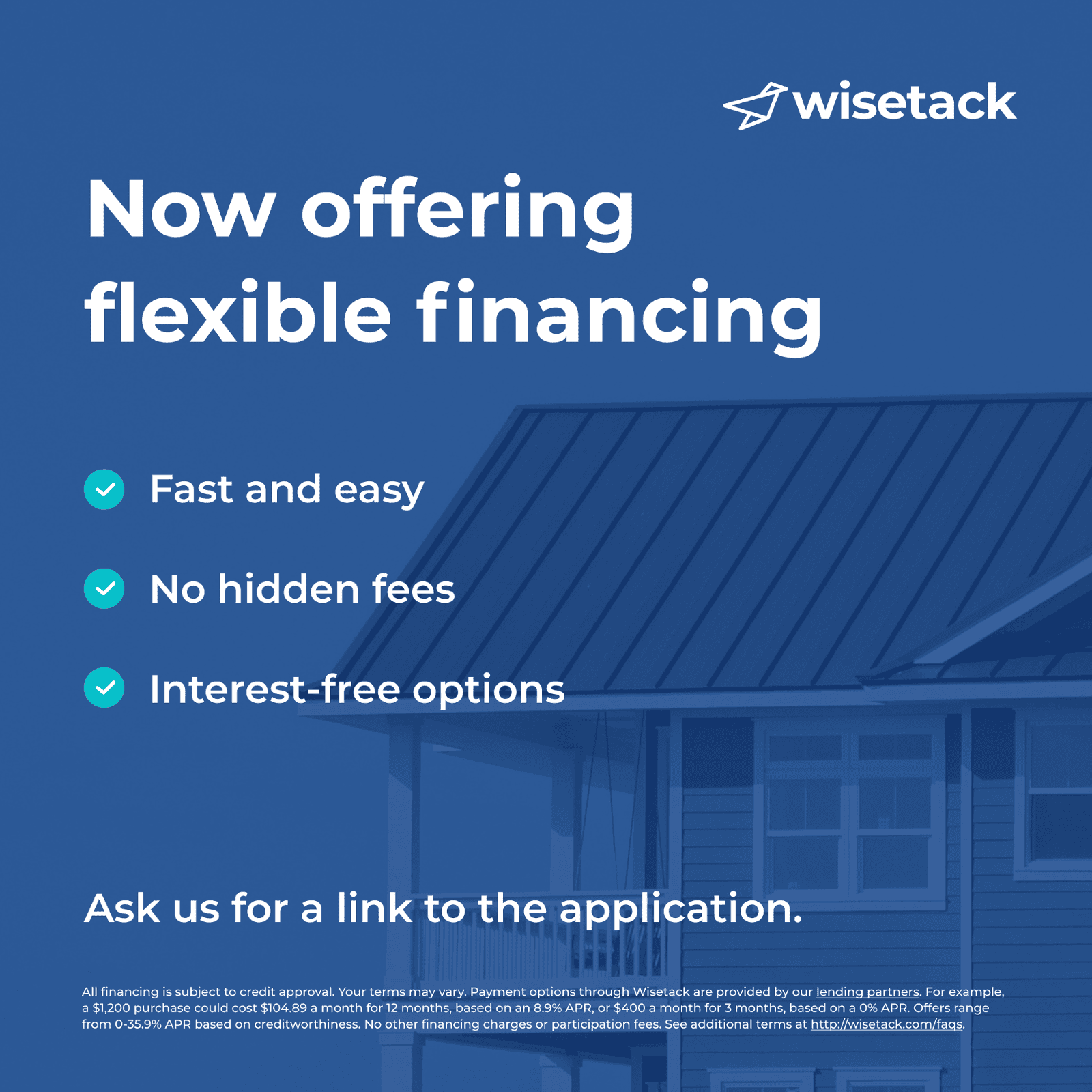 Wisetack Financing